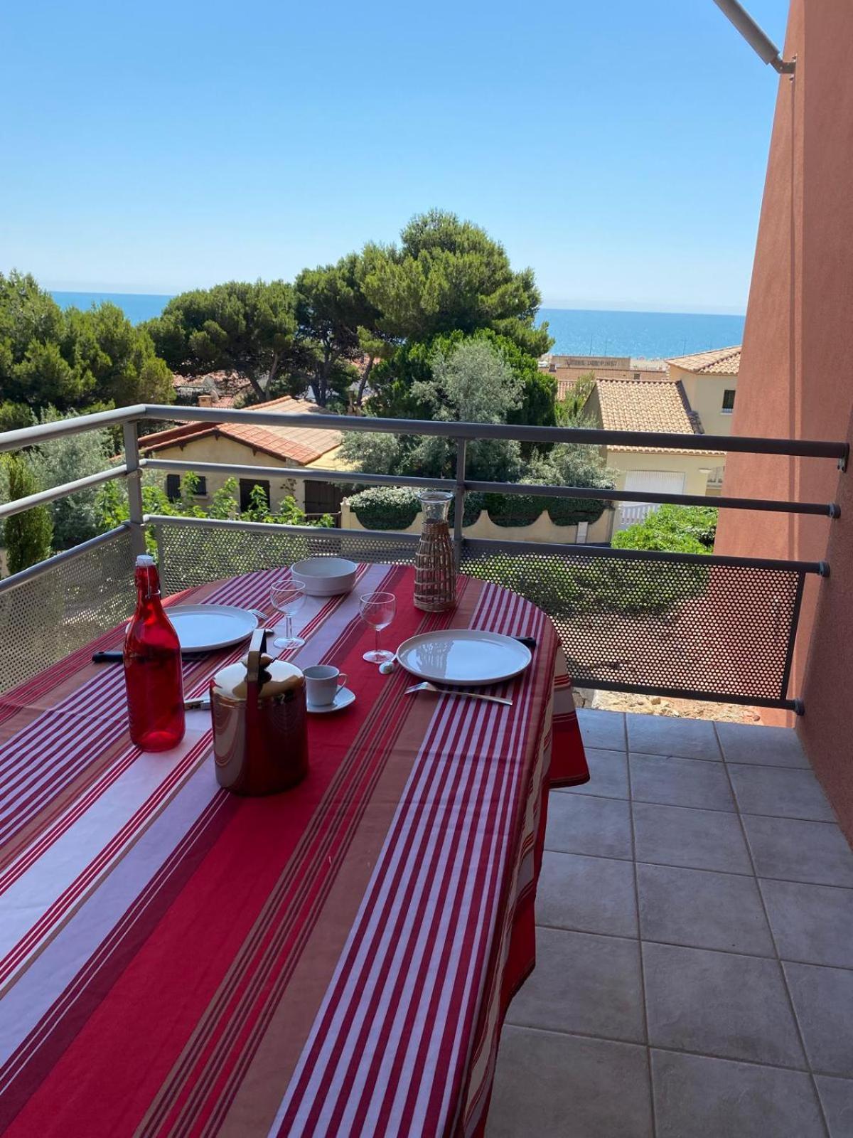Appartement 4 Pers - Terrasse - Vue Mer - Proche Plage Saint-Pierre-la-Mer  Zewnętrze zdjęcie